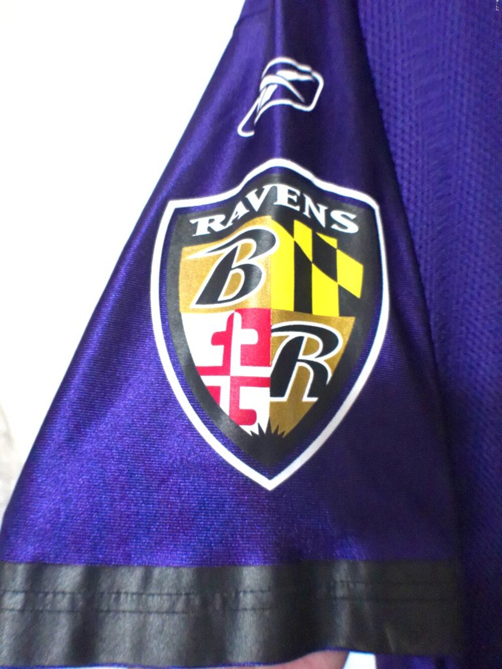 Reebok NFL Y2K Baltimore Ravens Todd Heap #86 Jersey Men's XL Purple On Field - Picture 7 of 8